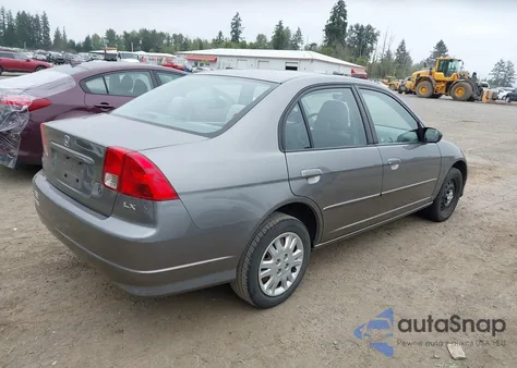 2004 Honda Civic Lx from USA, damaged, VIN 2HGES15634H589244